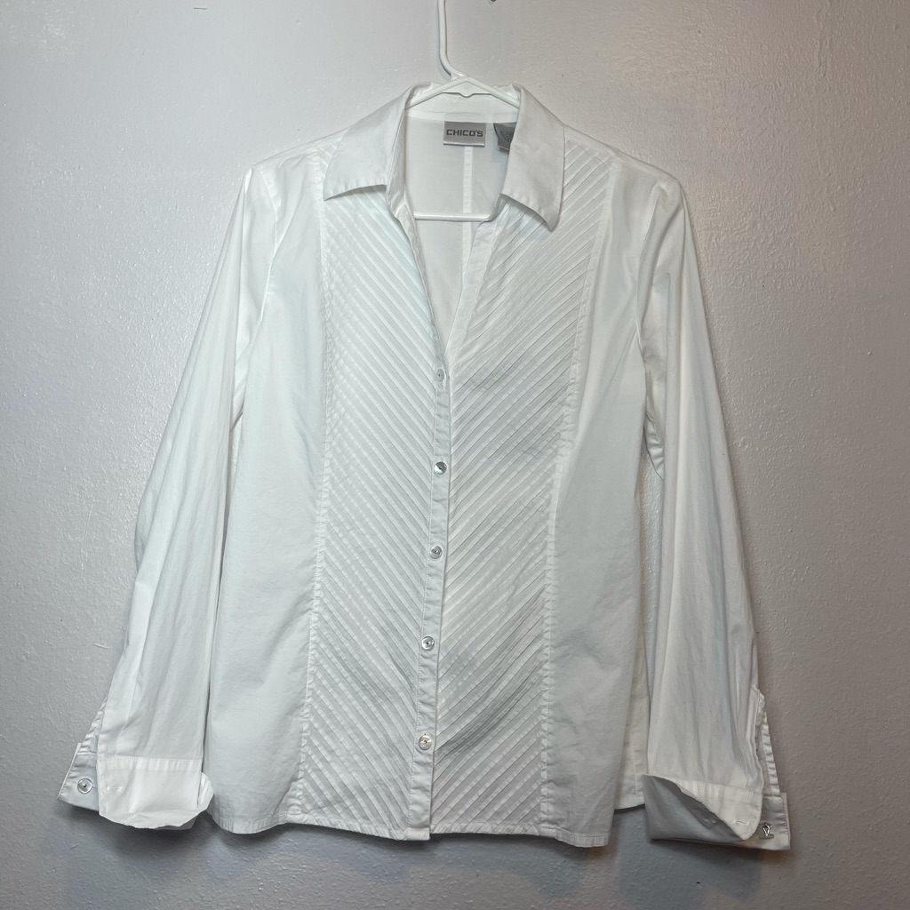 Chico’s White Button Down